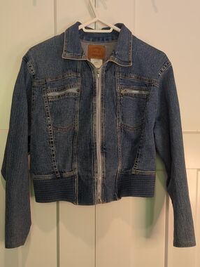 Vintage Pulse Early 2000's Bomber Jacket Size L